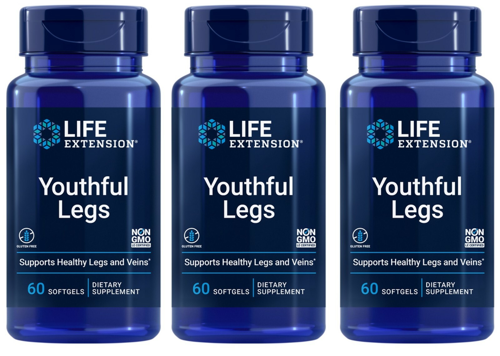 Life Extension Youthful Legs 3X60 Caps Hesperidin Diosmin 500mg