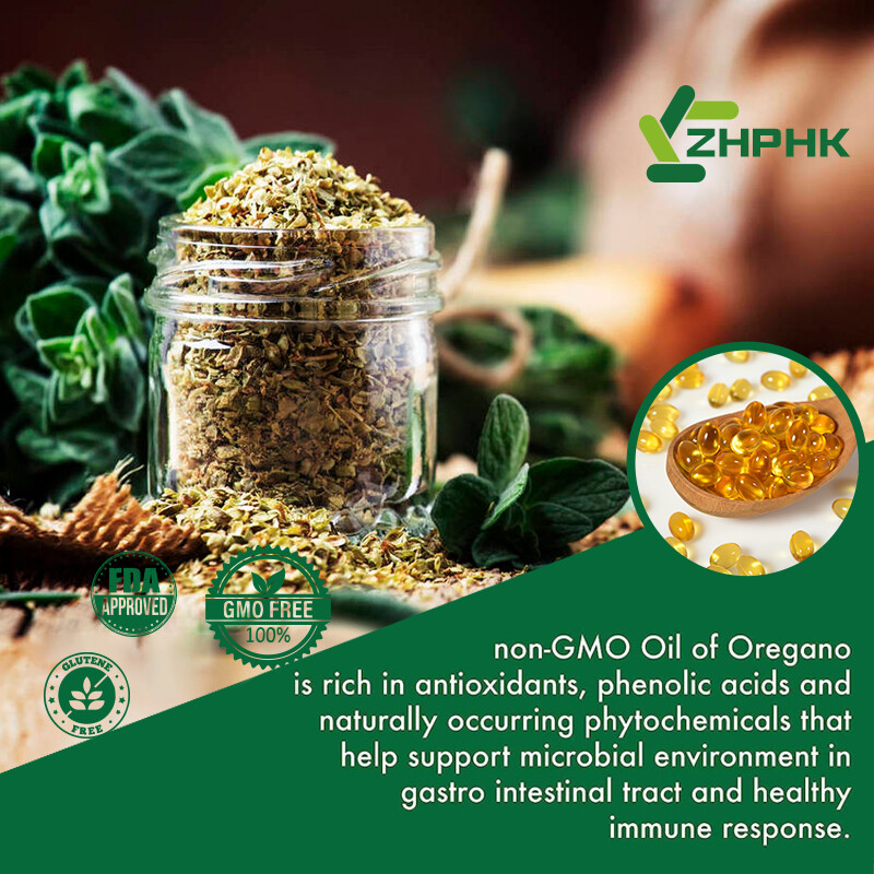 120 Oregano Oil Capsules – Natural Immune Support & Digestive Health Supplement