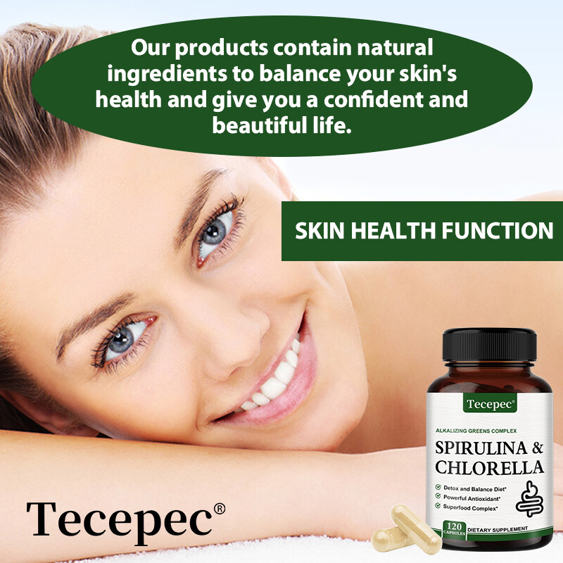 Spirulina Chlorella Capsules – Green Superfoods for Energy and Metabolic Health
