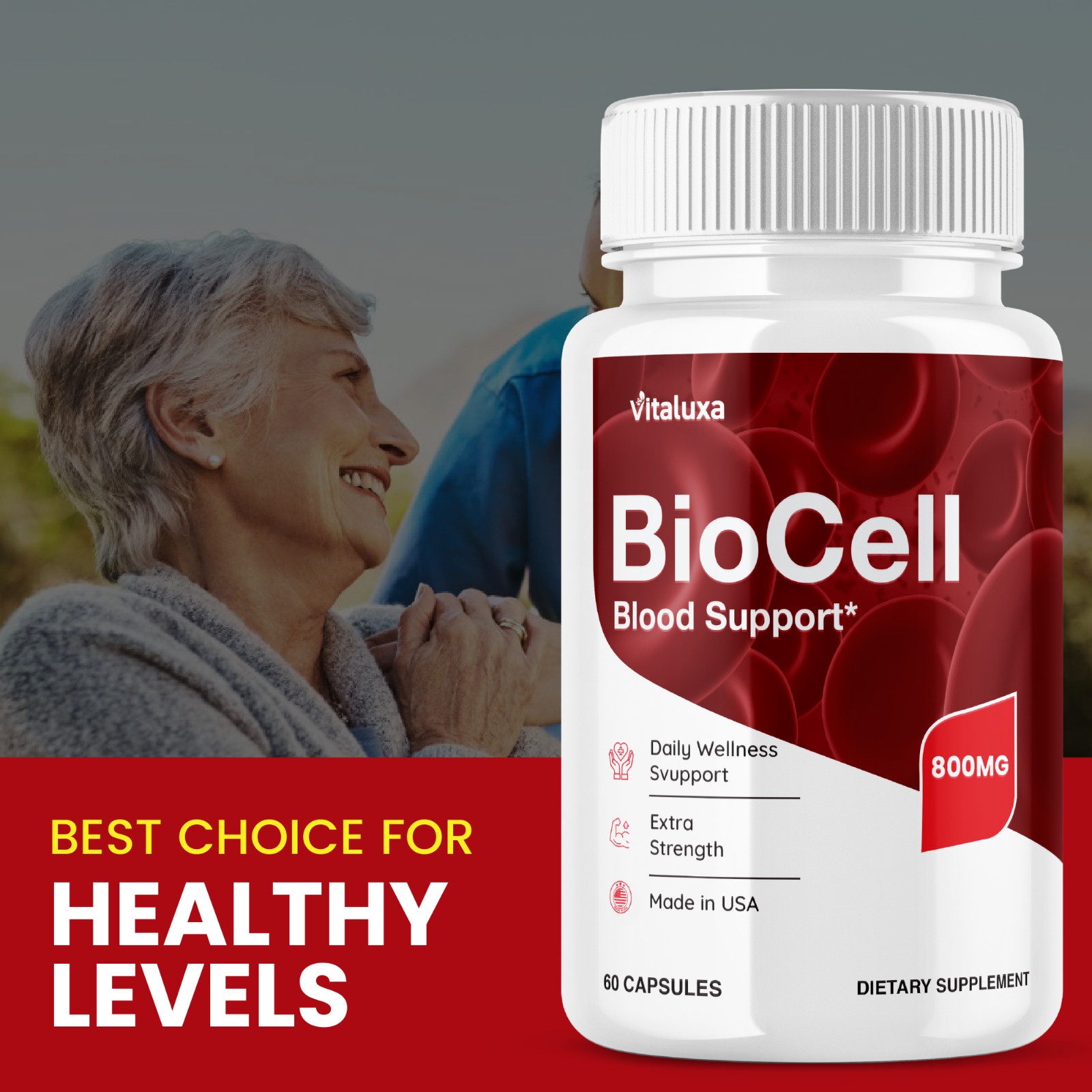 Bio Cell Blood Health Support Supplement Capsules (60 Capsules)