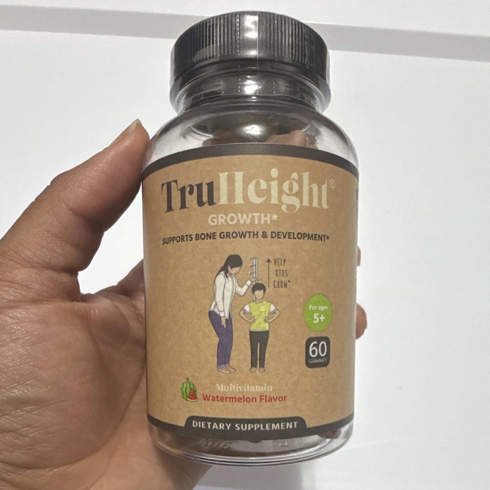 TruHeight Growth Gummies Mixed Berry Flavor 60 Count Kids 5+ Sealed