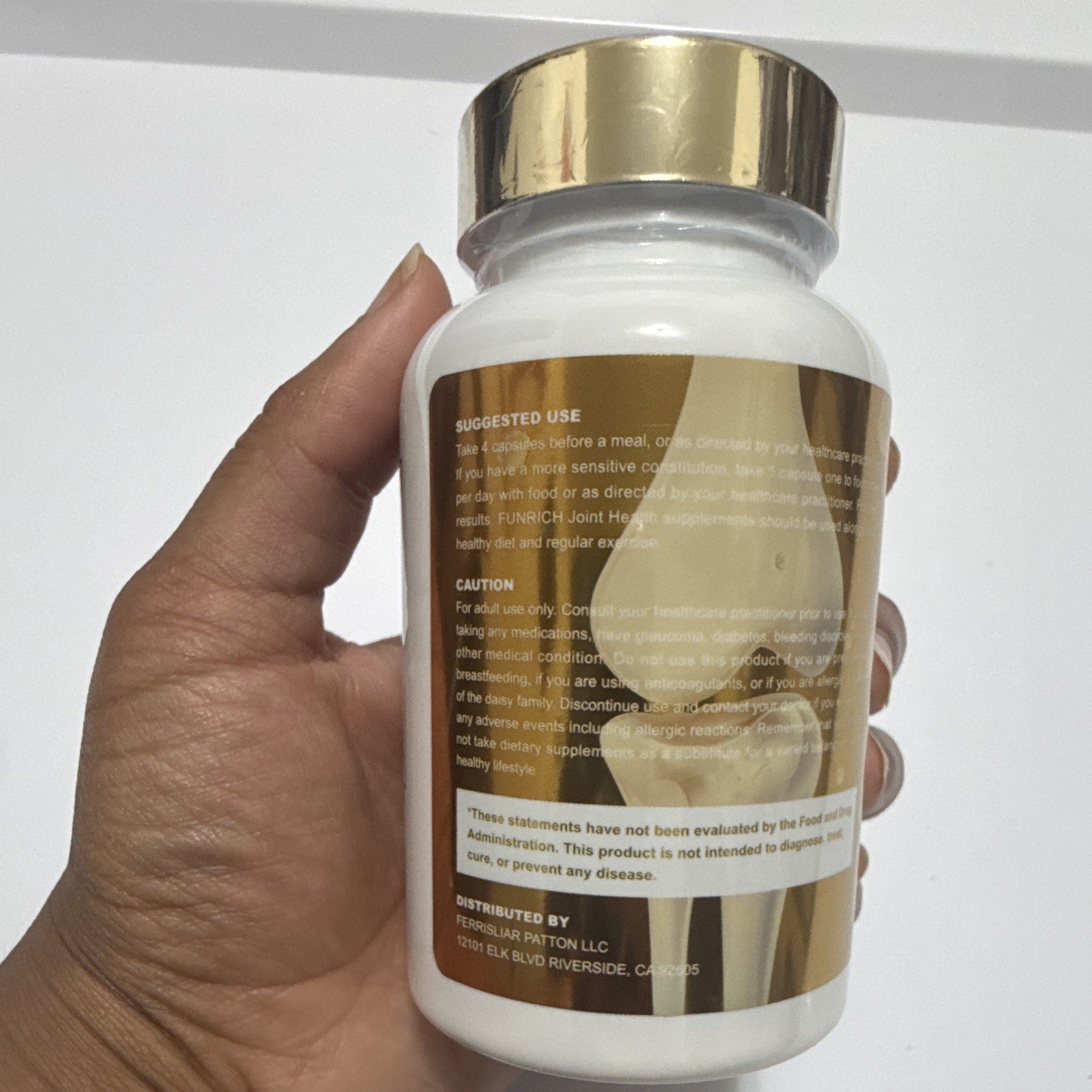 Funrich Joint Health Glucosamine Chondroitin MSM Turmeric 120 Capsules New