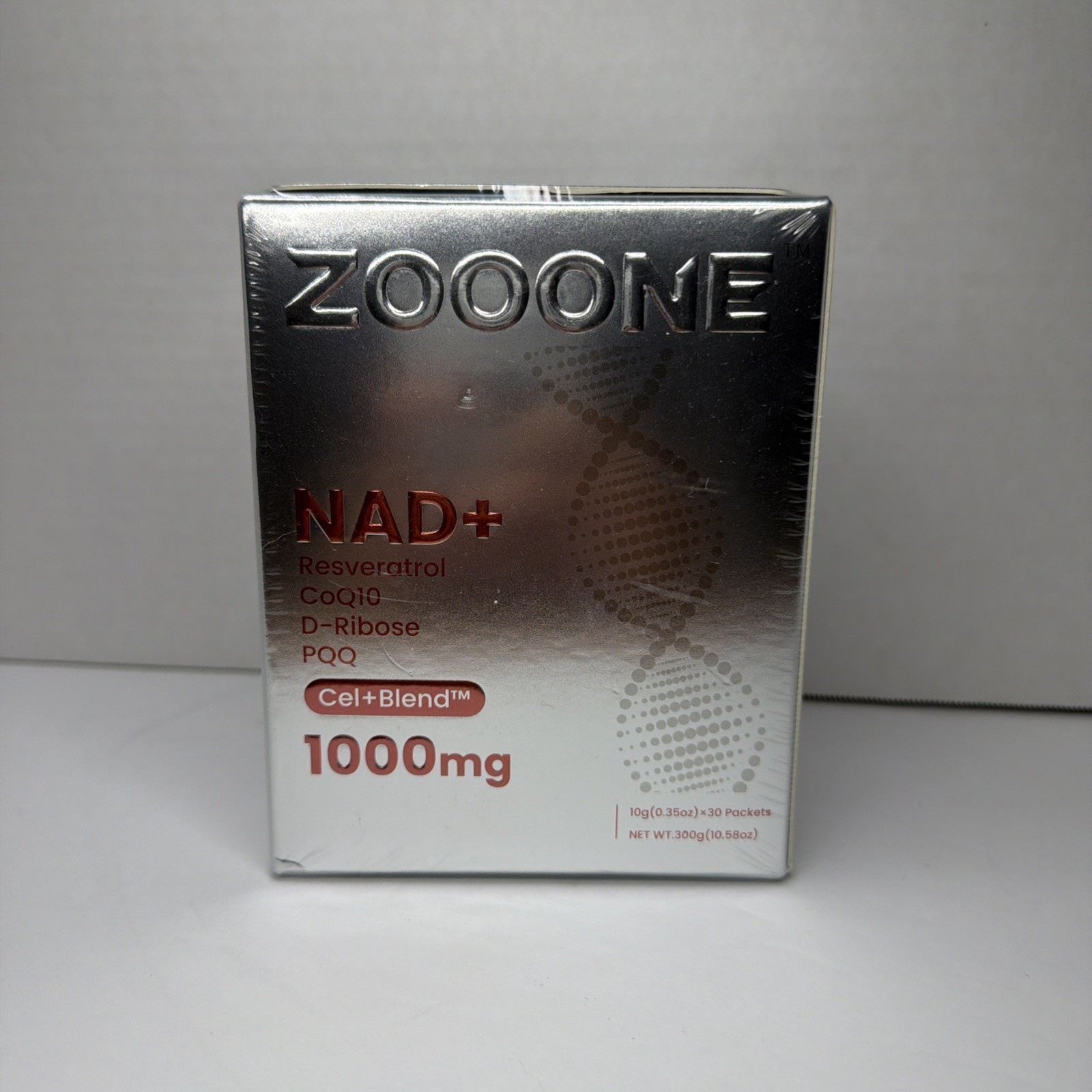 ZOOONE NAD+ Drink Mix for Skin Aging Support, 1000mg 30 Pack, Exp: 11/22/27 NEW