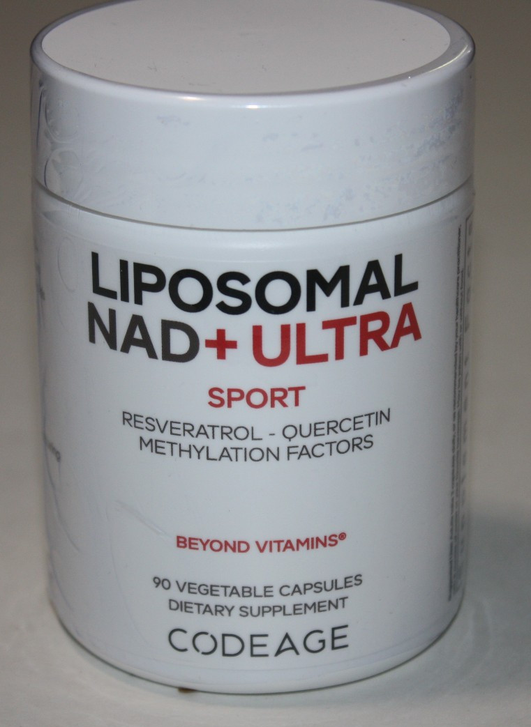 Codeage Liposomal NAD+ Ultra SPORT Resveratrol Code Age 90 caps Exp 08/28 NEW