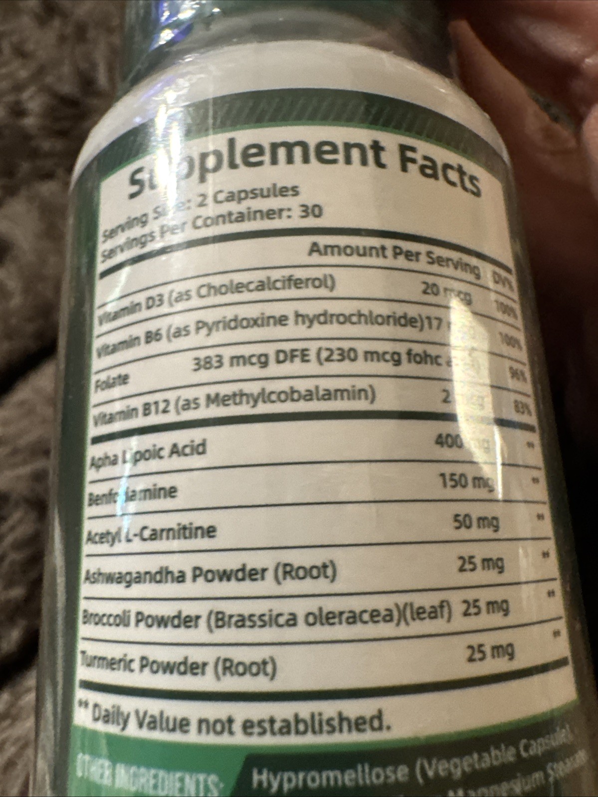 Nerve Savior Advanced Nerve Support 30 Day Supply 60 Capsules