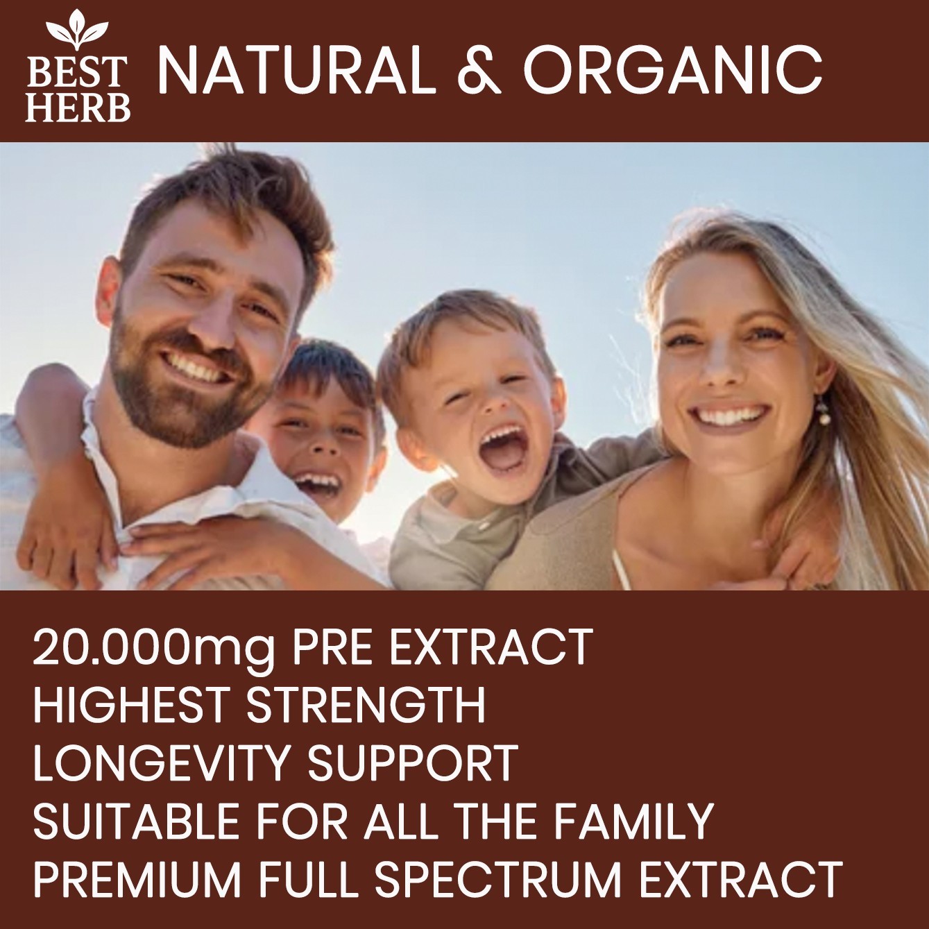 Pure Reishi Mushroom Natural Supplement Organic Pills Immune Health Max Support