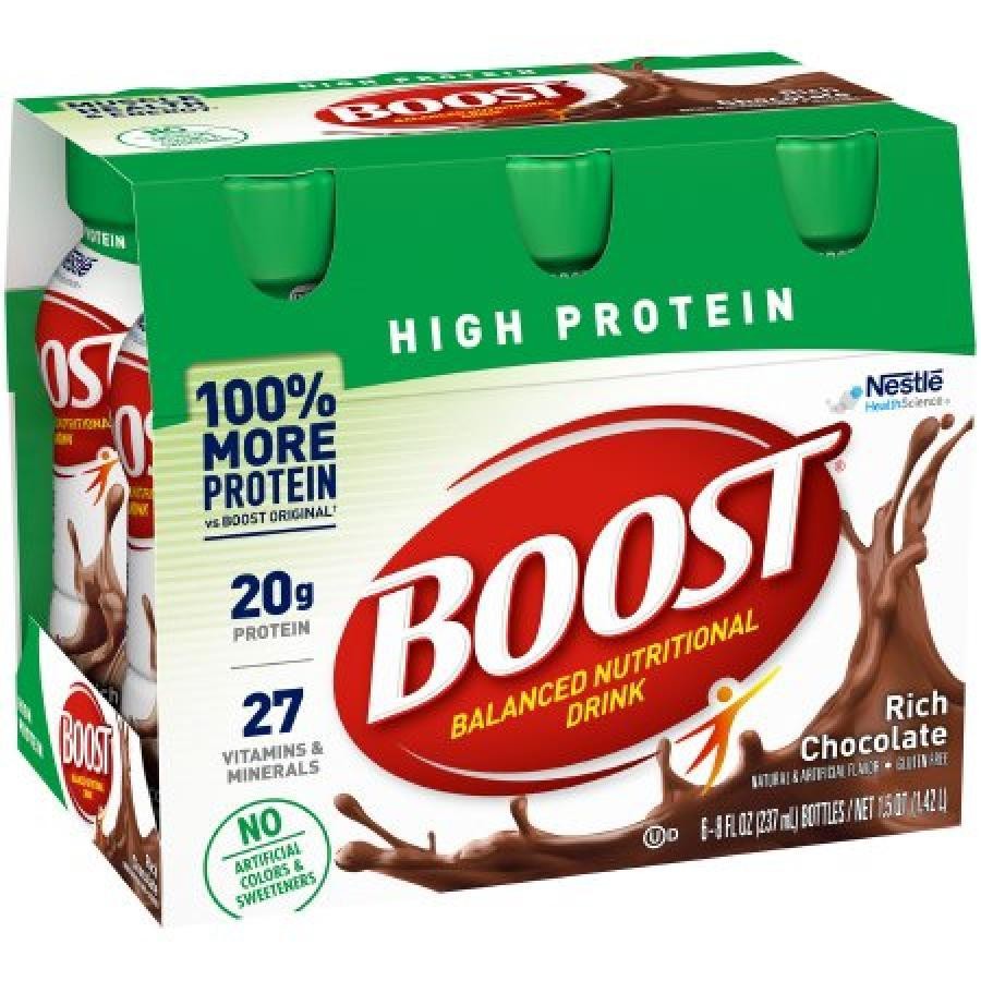 Boost High Protein Balanced Nutritional Drink Rich Chocolate 8oz Bottle Adult 6