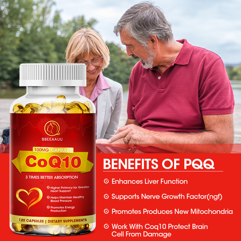 CoQ10 100mg, 120 Capsules, Vegetarian Capsules, Non-GMO