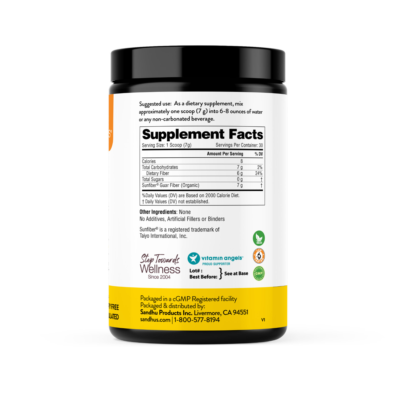 Sandhu’s Prebiotic Fiber Supplement Powder – SunFiber®