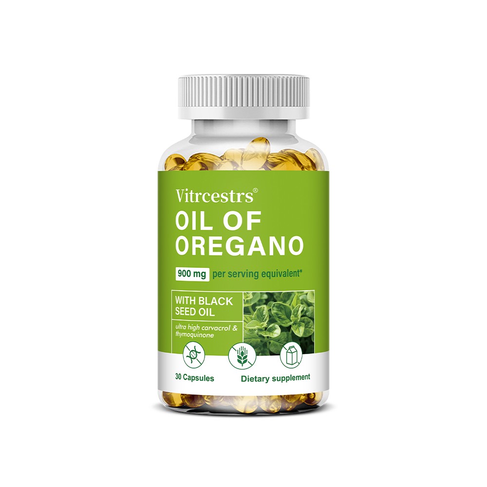 Oil of Oregano with Black Seed Oil – 900mg Oregano Oil 30/60/120 Capsules