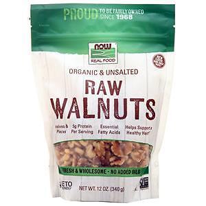 Now Organic Raw Walnuts – Unsalted 12 oz