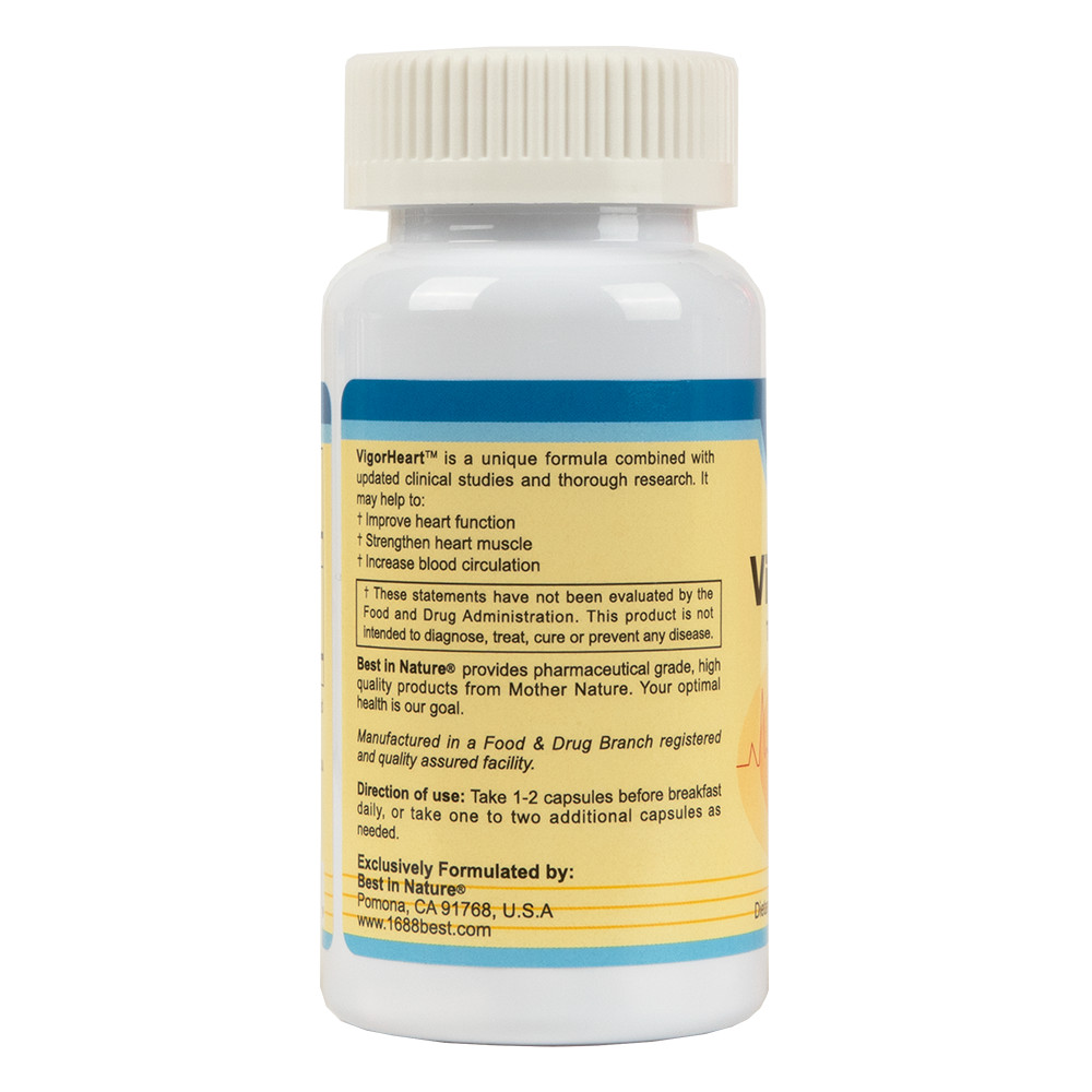 Best in Nature VigorHeart™ – The Natural Heart Supplements 90 capsules