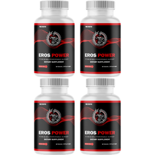 Eros Power Male Maximum Performance Advanced Formula Tablet- Four (4) Bottles