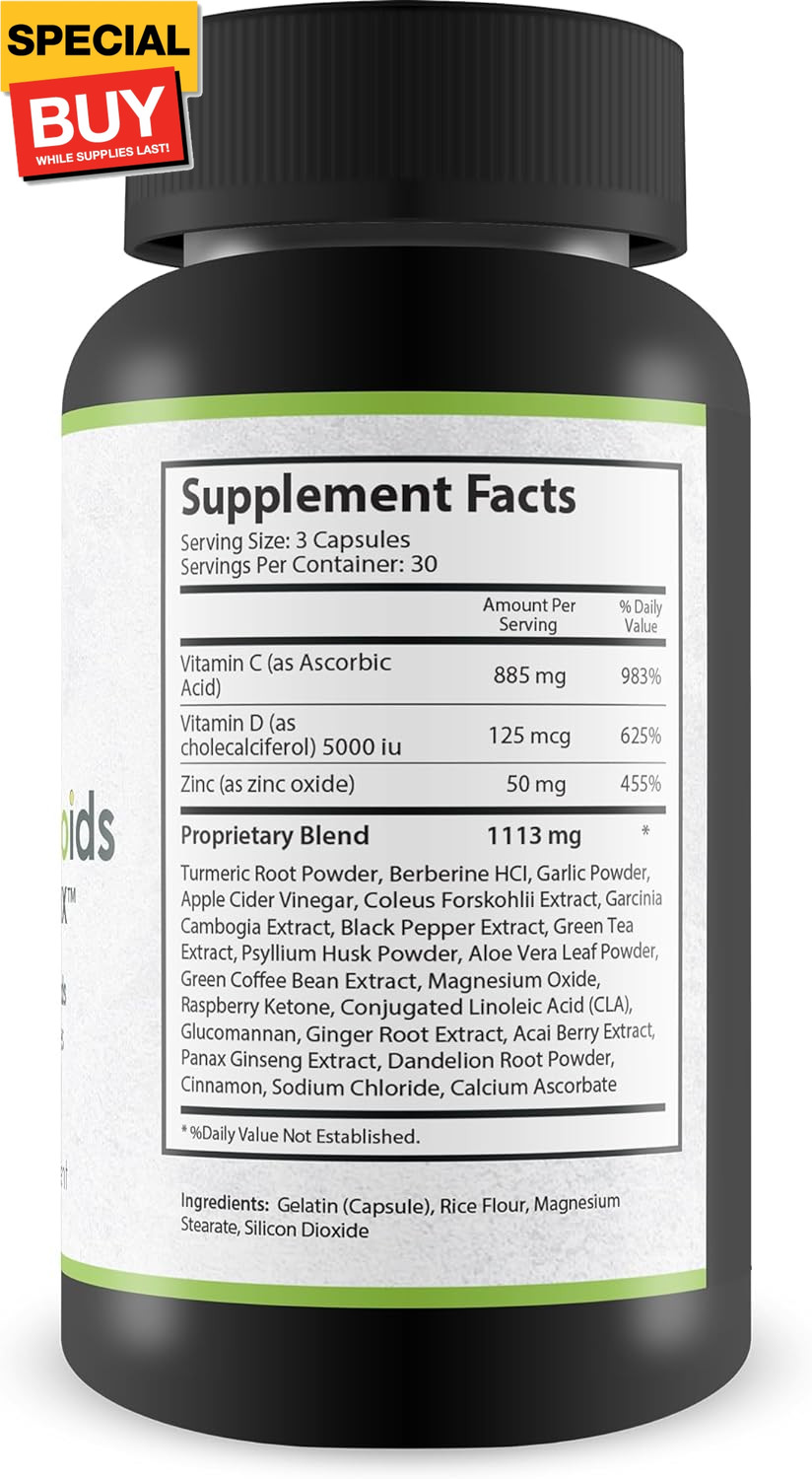 Herbal H-Hemorrhoids Formula Max – Our Best Herbal Hemorrhoids Treatment – Natur