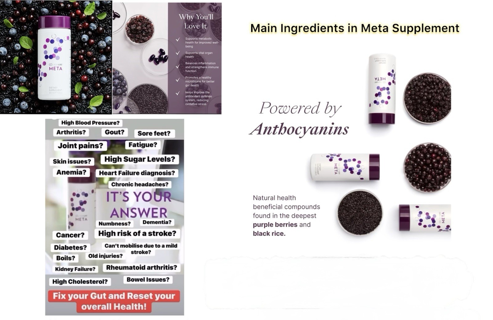 Pharmanex M-Smart Nu Biome ageLOC Meta Beauty Collagen Bundle Caffeine Free