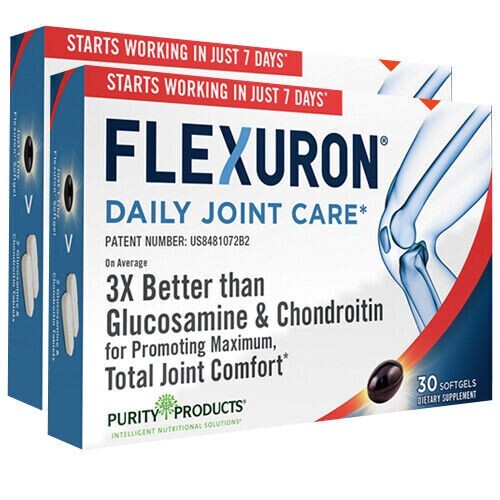 2X Flexuron Joint Formula by Purity Products 2 Boxes Brand New Expires 11/2026