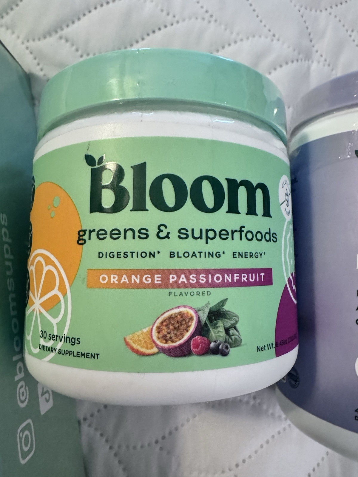 Bloom Electric Mixer + Greens & Superfoods Orange Passionfruit + Creatine