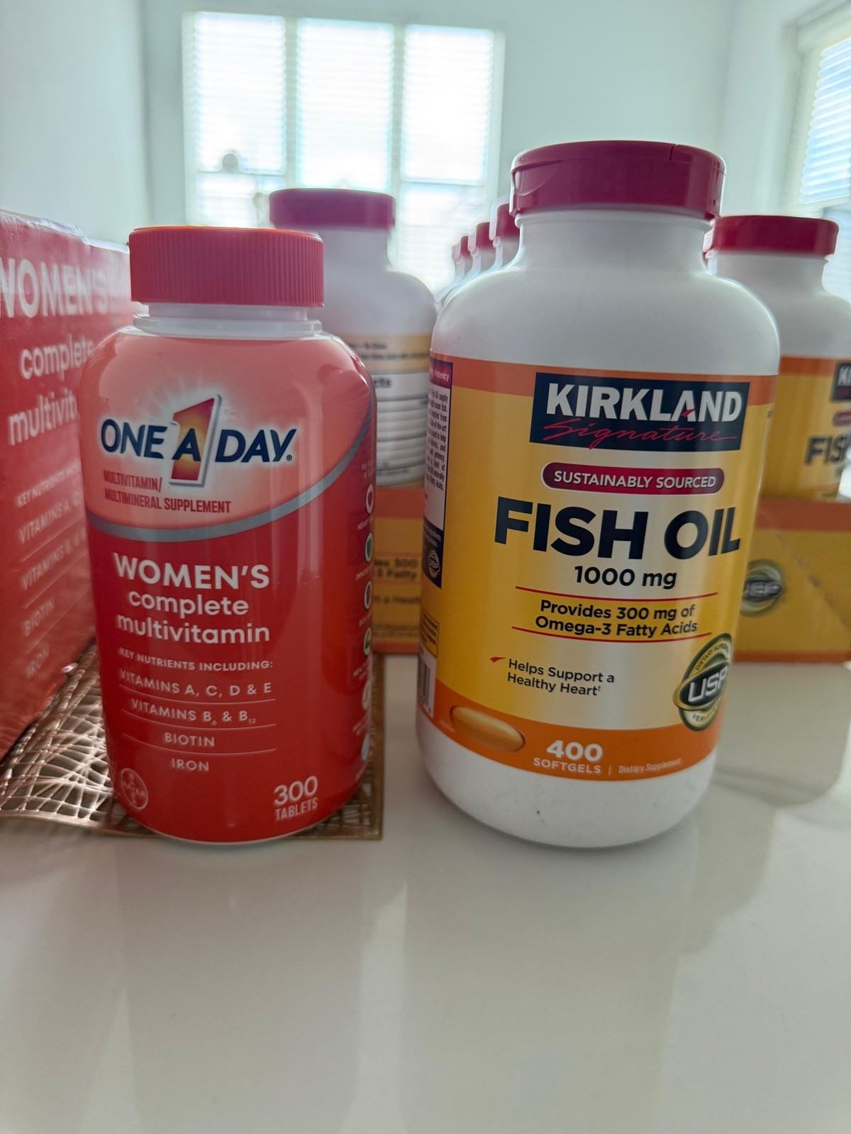 One A Day Women’s Complete Multivitamin 300 Tablets 1000mg Fish Oil