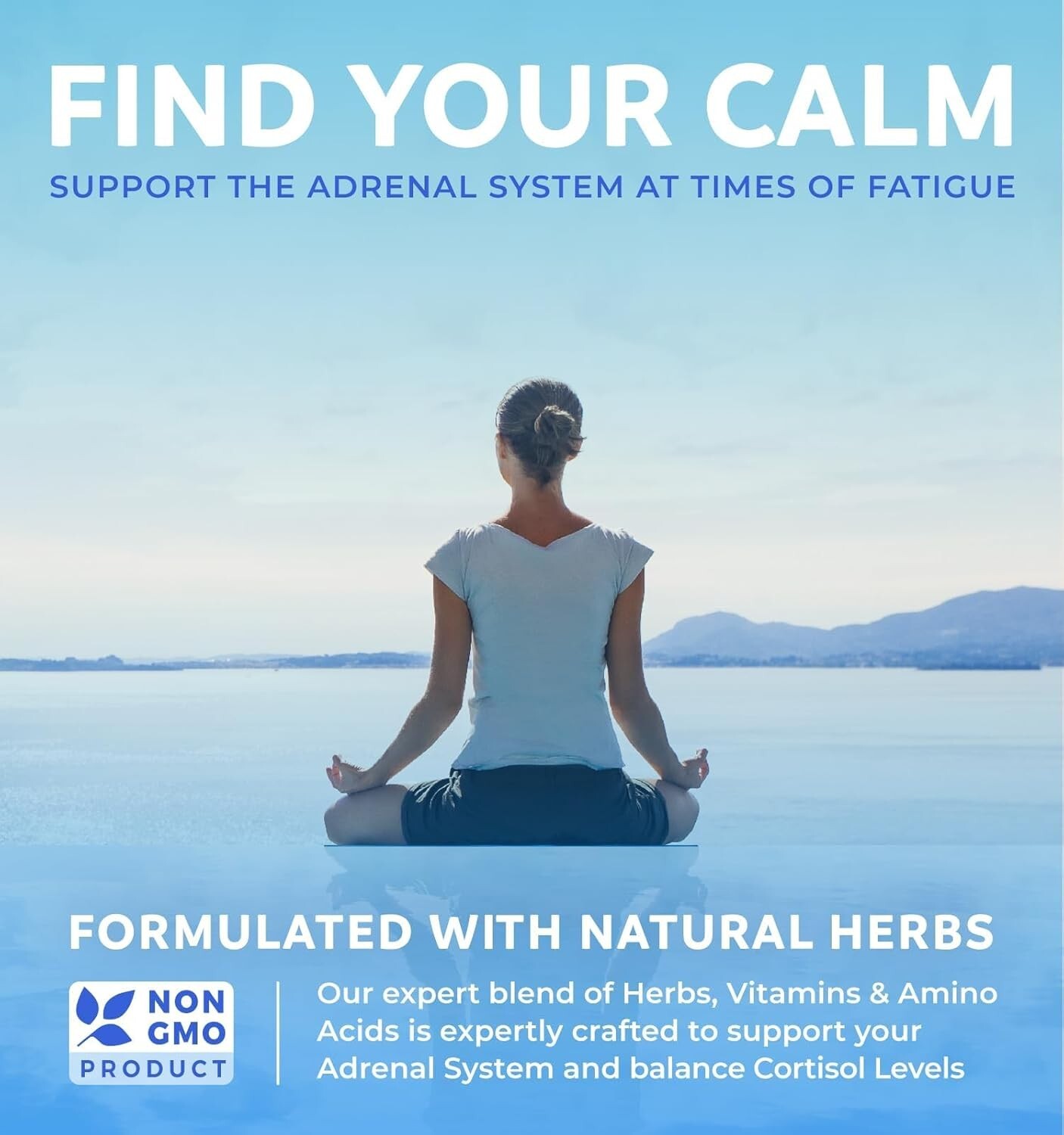 Health’s Harmony Adrenal Support Cortisol Manager Powerful Adrenal Health 60ct