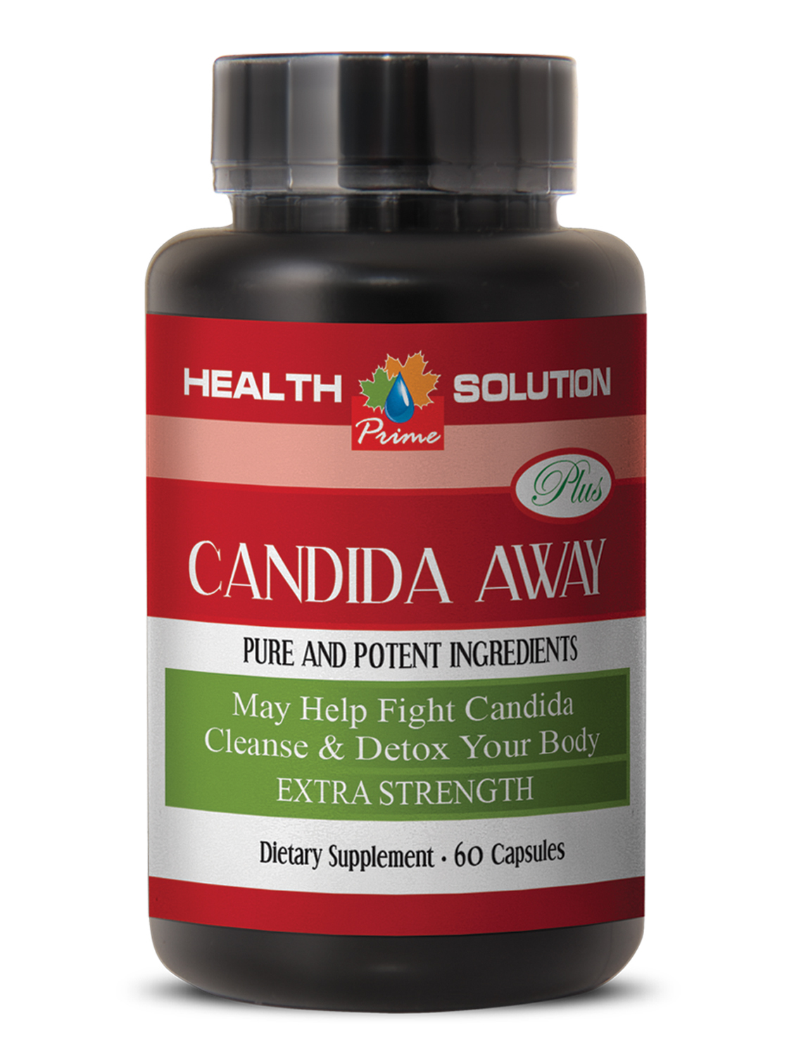 candida cleanse – CANDIDA AWAY – Raw For Digestive Tract Health – 1 Bottle, 60 C