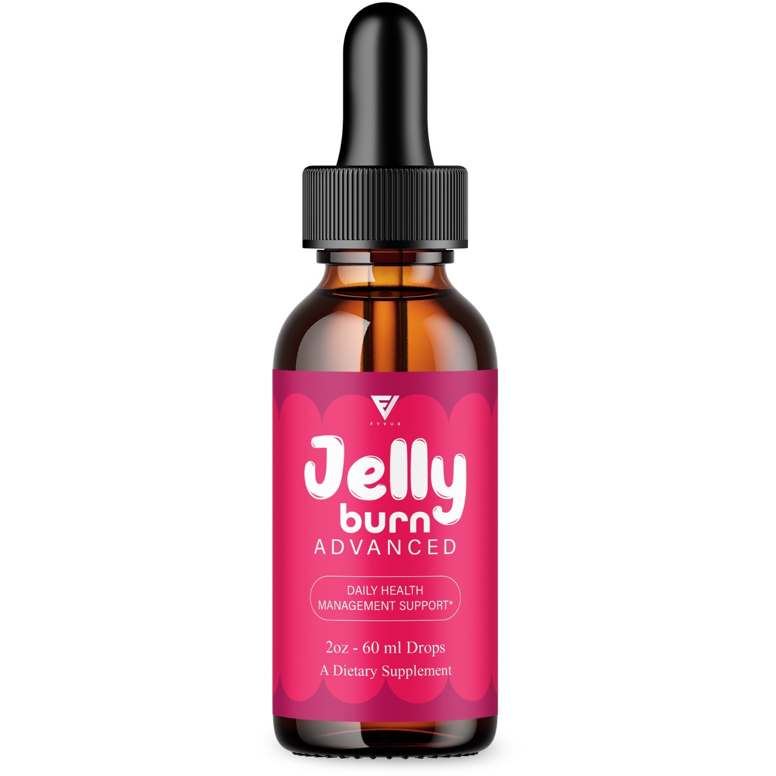 Jelly Burn Weight Management Drops, JellyBurn Liquid Supplement (2oz)