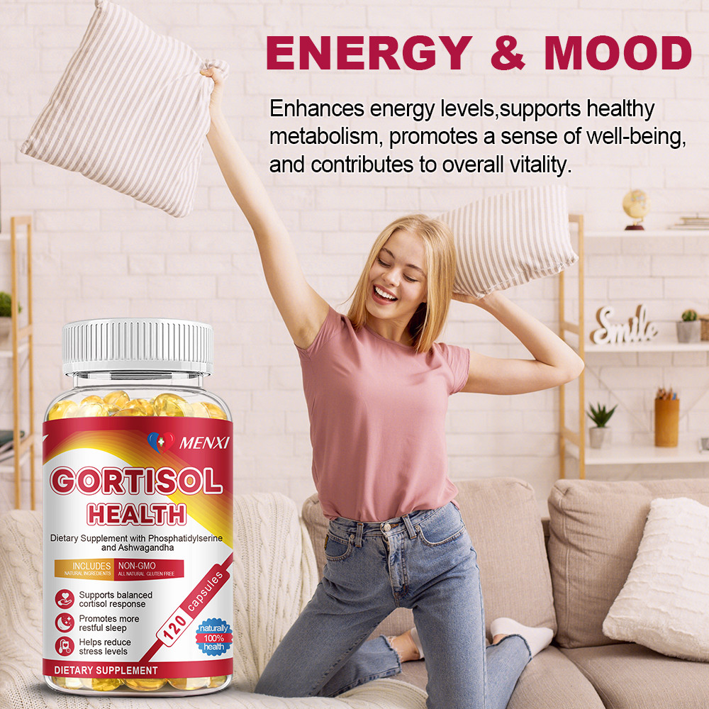 Cortisol Health Capsules 120 capsules Helps Relieve Stress And Improve Sleep