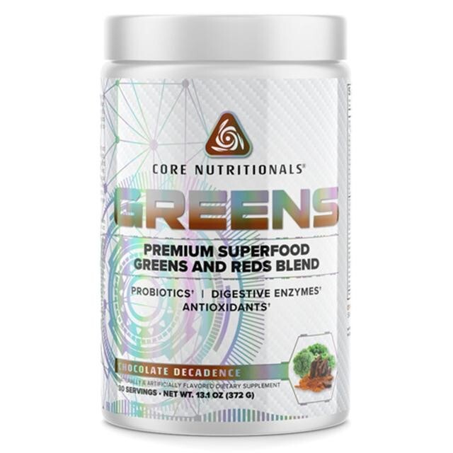 Core Nutritionals GREENS Superfood Greens and Reds Blend 30 Servings CHOCOLATE