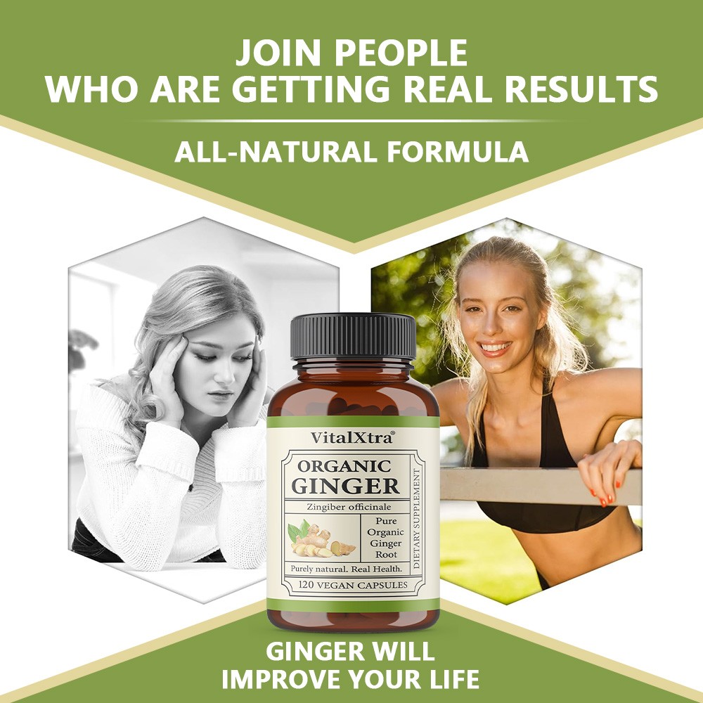 Organic ginger root: Supports immune balance & digestive and respiratory health