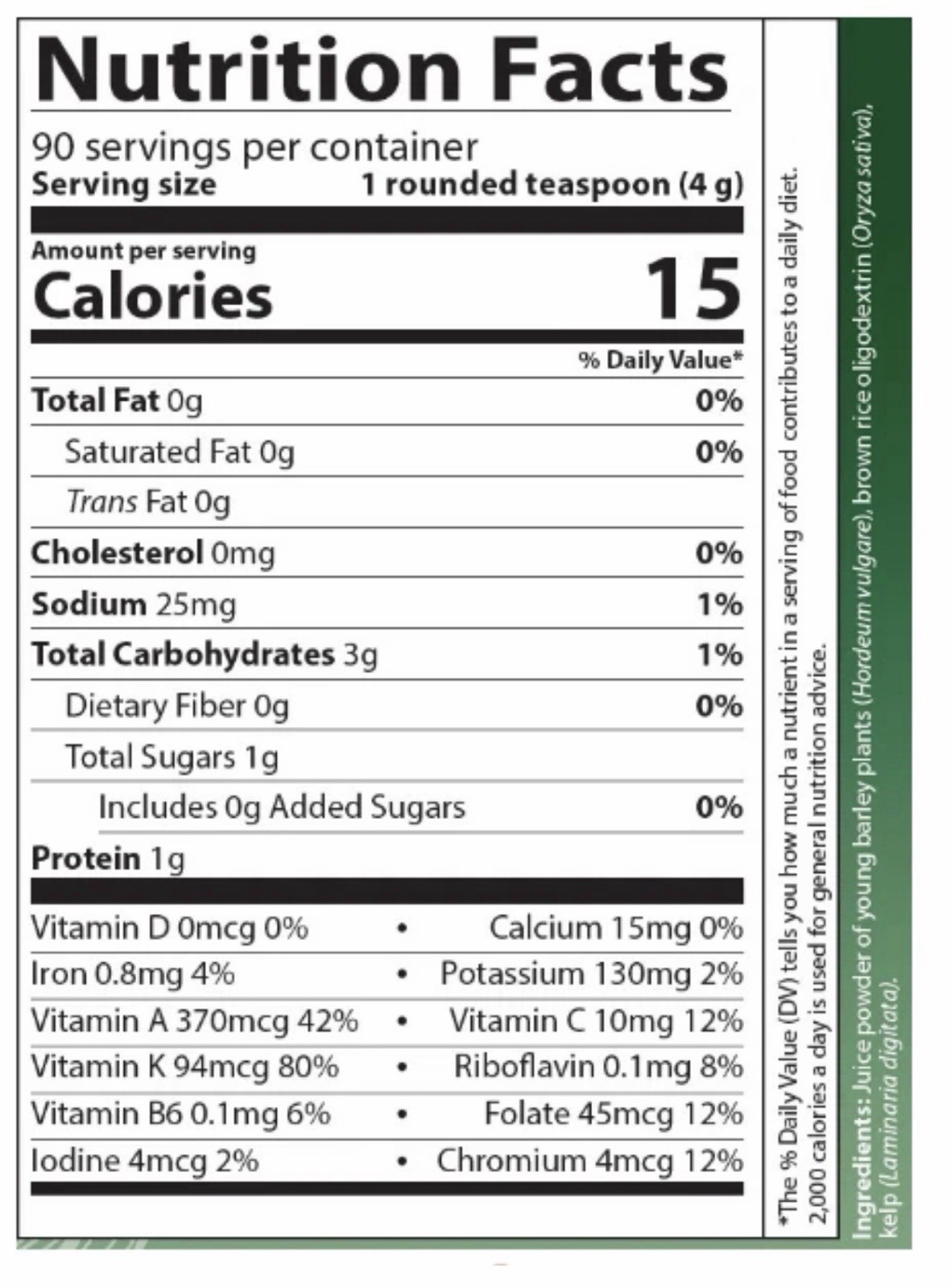AIM Barley Life 12oz Immune & Energy Booster Superfood Green Supplement 30 Day