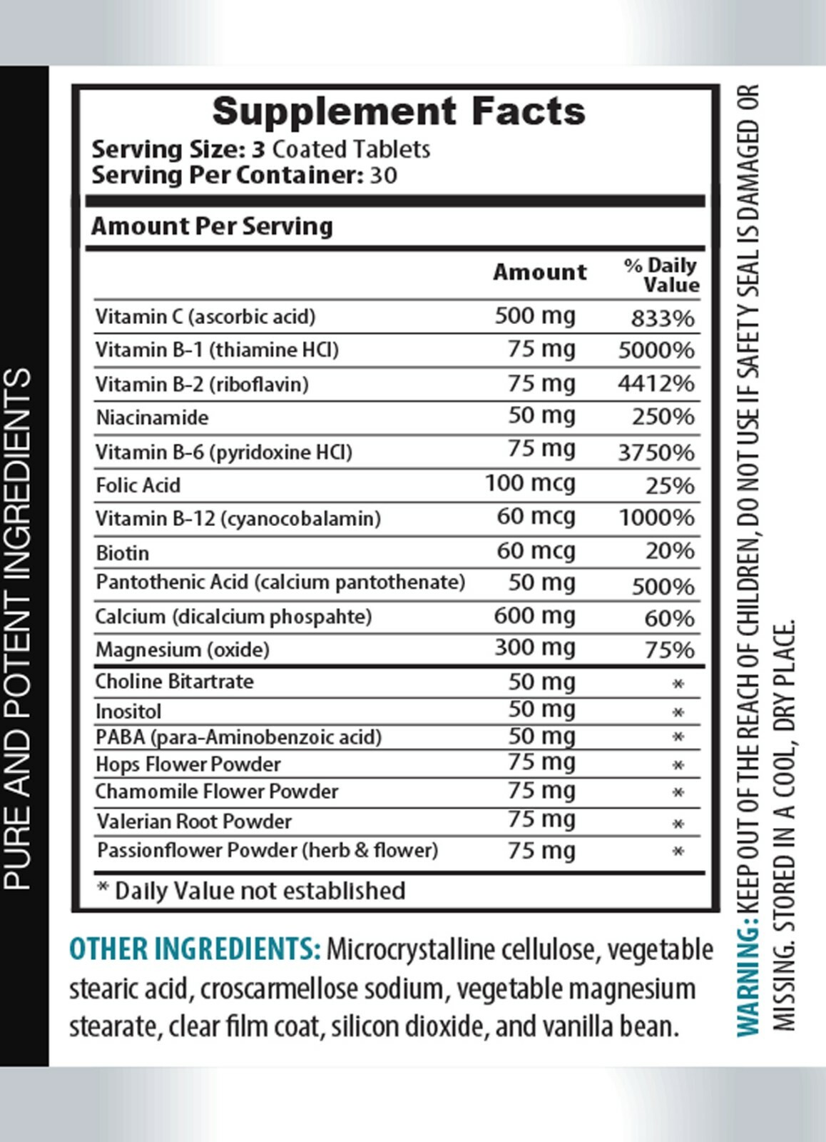stress capsules – STRESS B WITH C – blood pressure natural supplements 2 BOTTLE