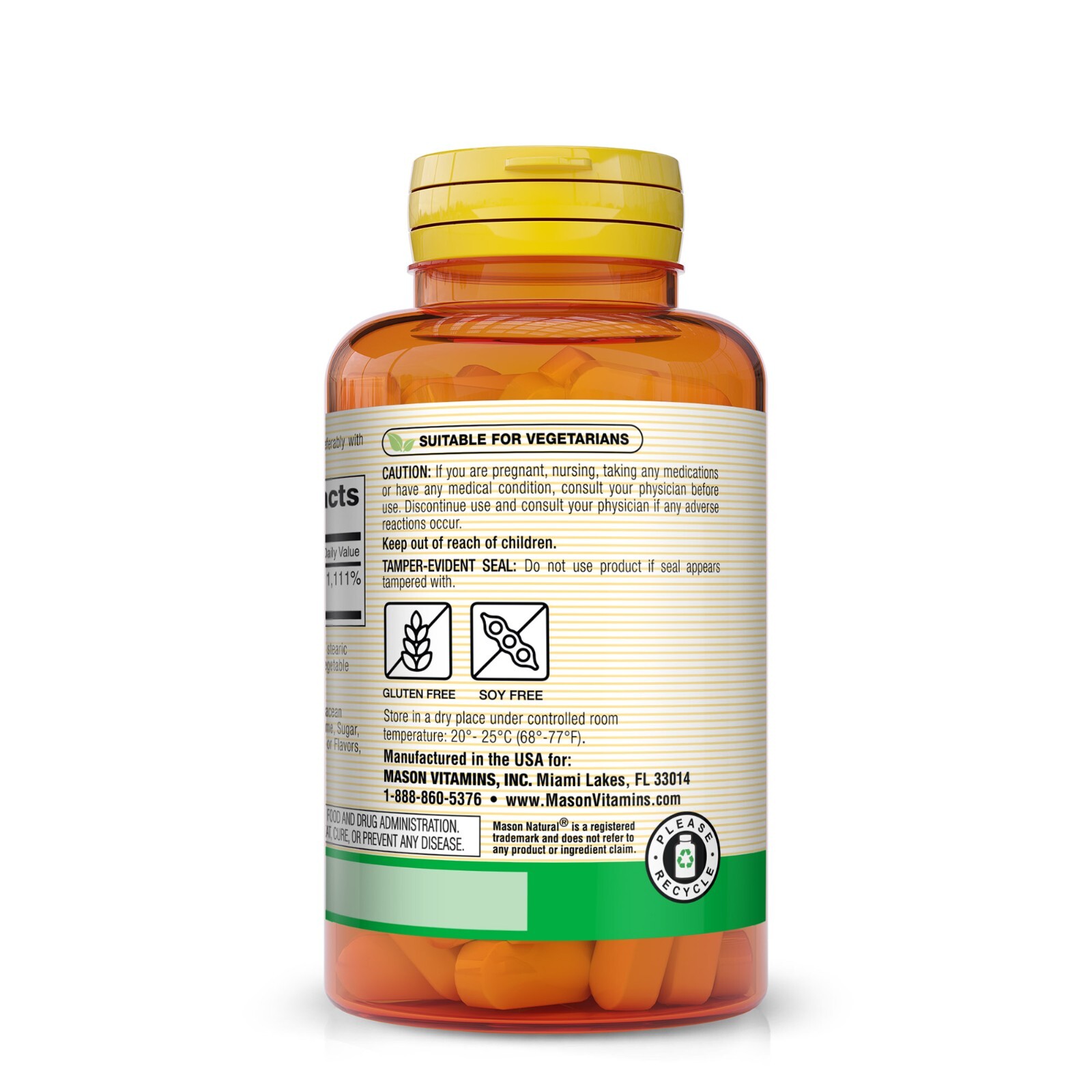 Mason Natural Vitamin C 1000 mg – Healthy Immune System, 100 Capsules