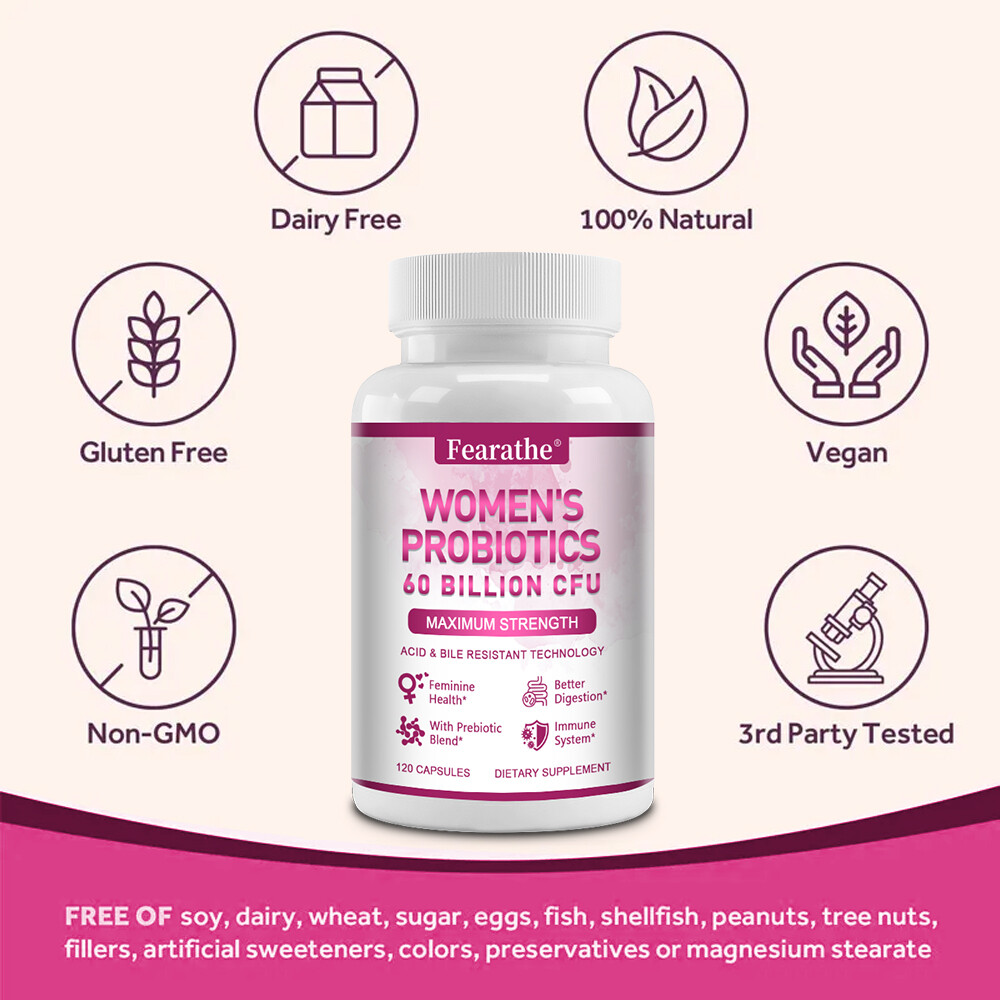 Probiotics For Women 60 Billion CFU – Women’s Digestive & Vaginal Health