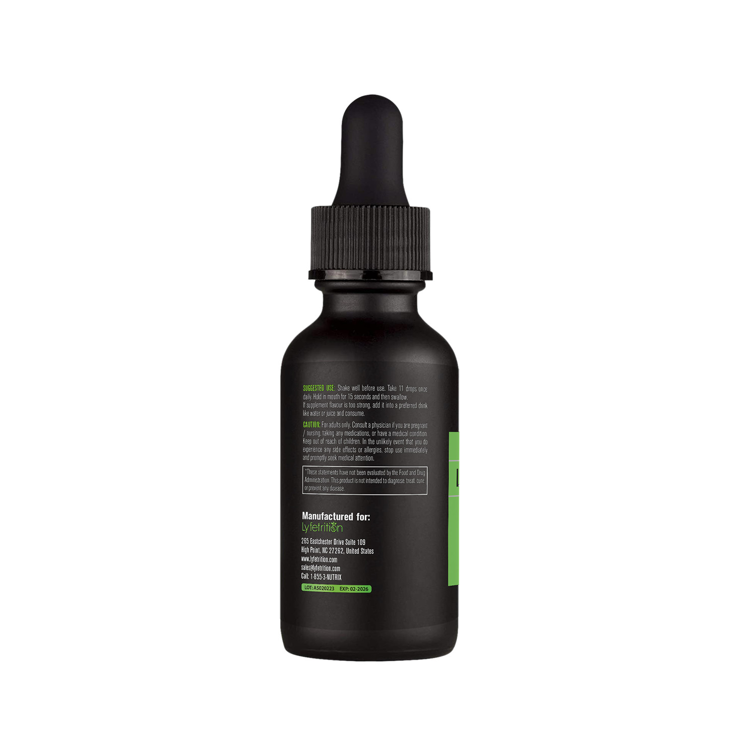 L-Ergothioneine Liquid Supplement 540 mg, 4 Oz Liquid,220 Servings,Made in USA