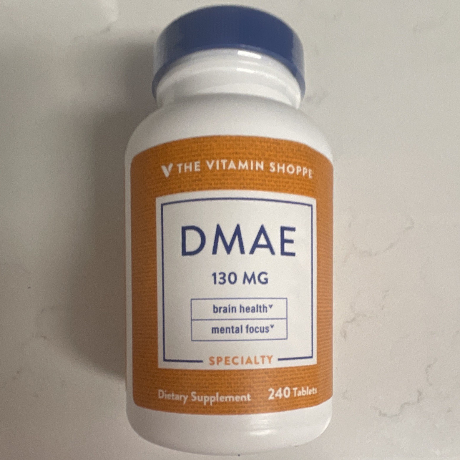 The Vitamin Shoppe DMAE 130 mg Tablets, 240 Count – Brain Health & Focus