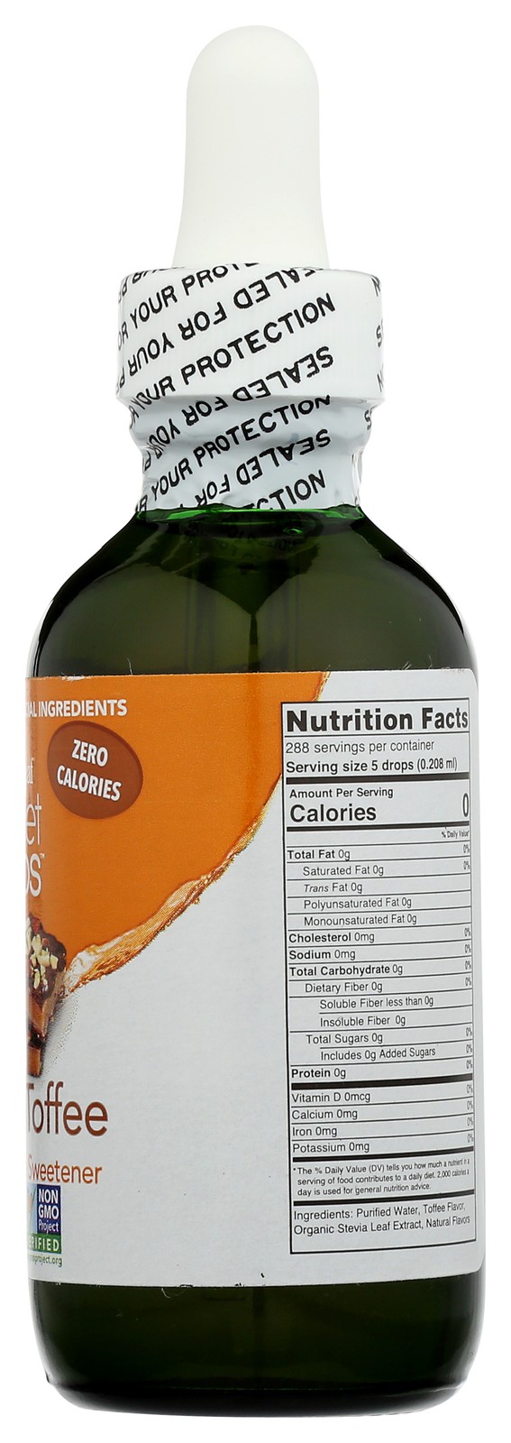 Sweetleaf English Toffee Liquid Stevia Sweet Drops 2 Fl Oz Fl. 6 Pack