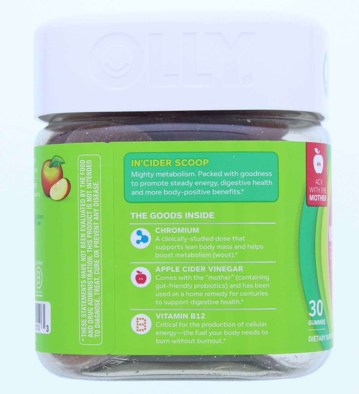 OLLY Metabolism Gummies 60 count Dietary Supplement (2 Pack)