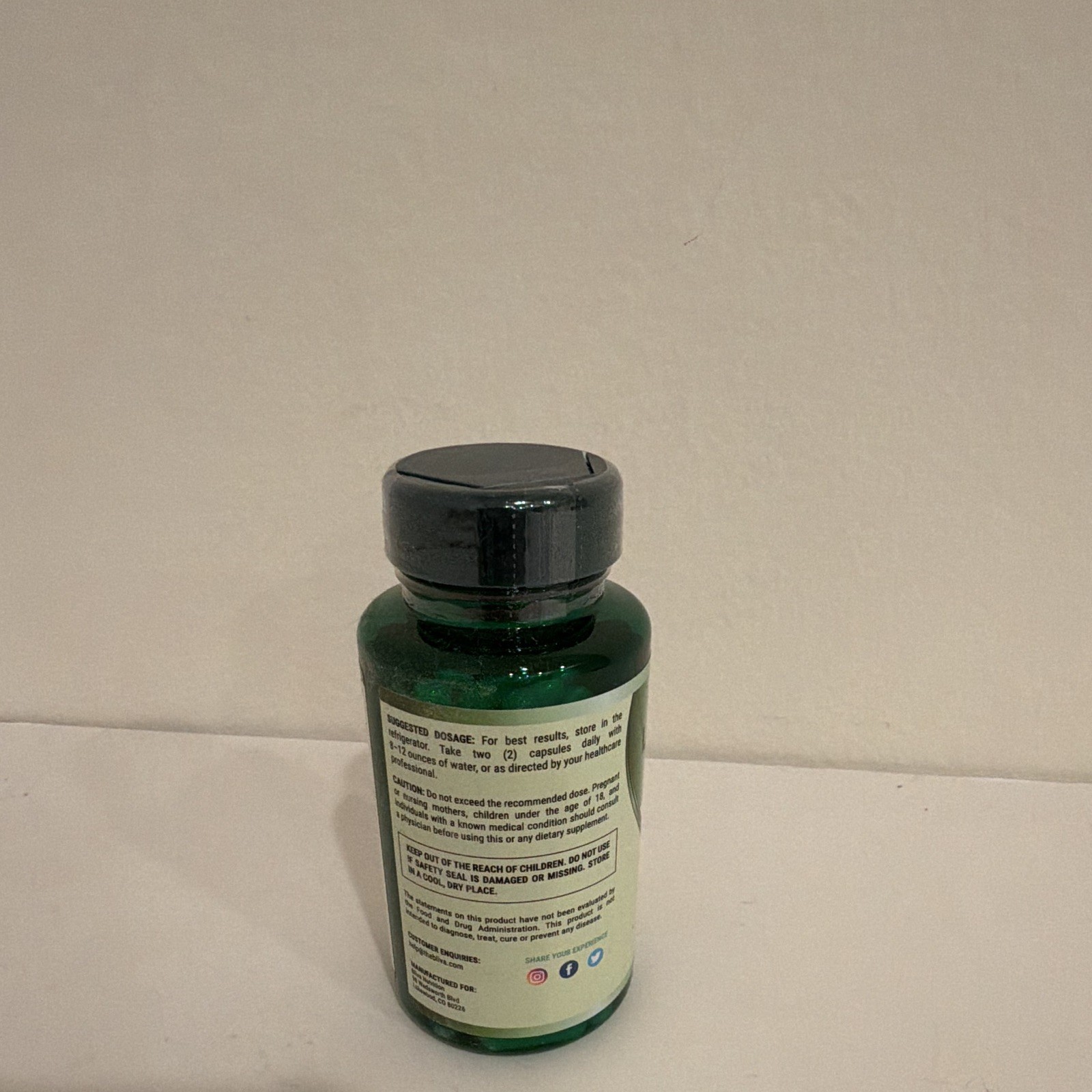 Bluva Lactobacillus Reuteri Probiotic 60 Billion CFU 90 Capsule Exp 11/2027