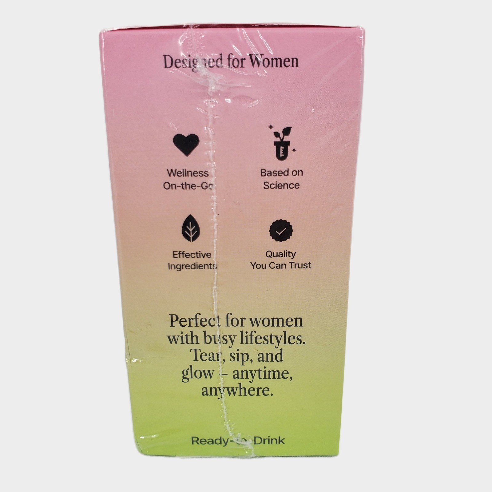 BeMe Liquid Collagen Peptide Strawberry 15 Sachets Hair Skin Nails 2500mg Biotin