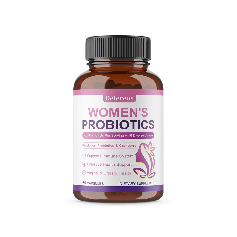 Women Probiotic Caps,50Billion CFU with Cranberry For Digestion,Immune 30~120CT
