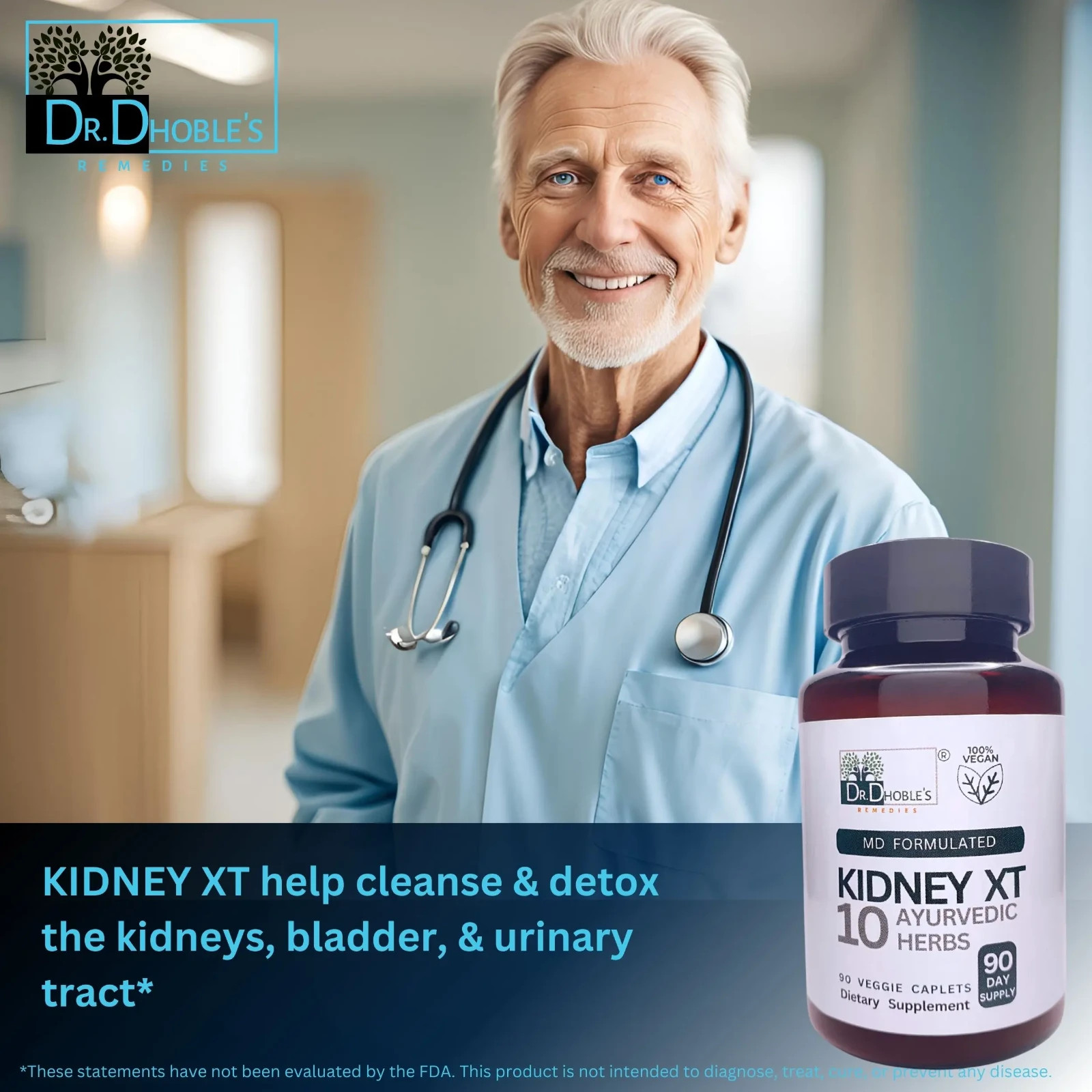 Kidney Cleanse, Support & Restore Supplement • Kidney Health Supplements • 90 Ct