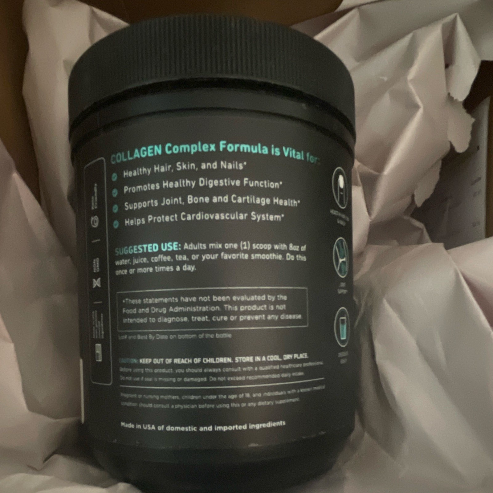 Vital Vitamins Multi Collagen Peptides Powder Unflavored 8.29 oz