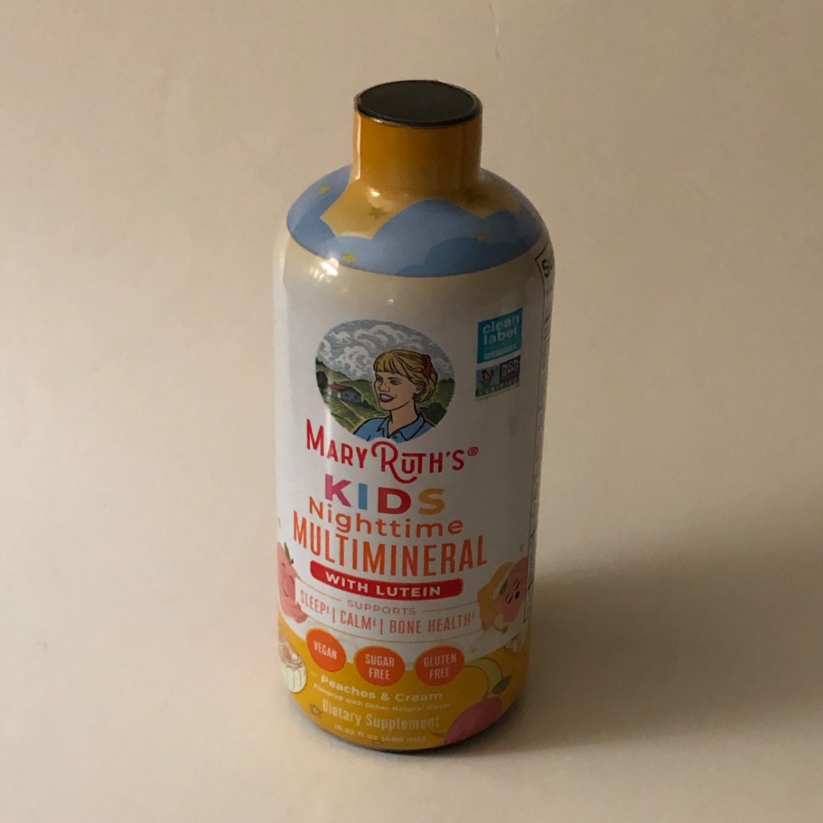 Mary Ruth Kids Nighttime MultiMineral w/Lutein — Vegan & Sugar Free, 15.2 Fl Oz