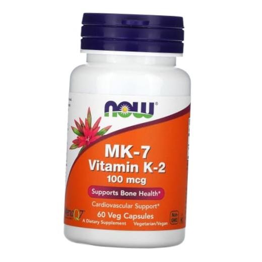 Vitamin K-2 (MK7) Veg Capsules, 100 mcg, 60 Count, Pack of 2