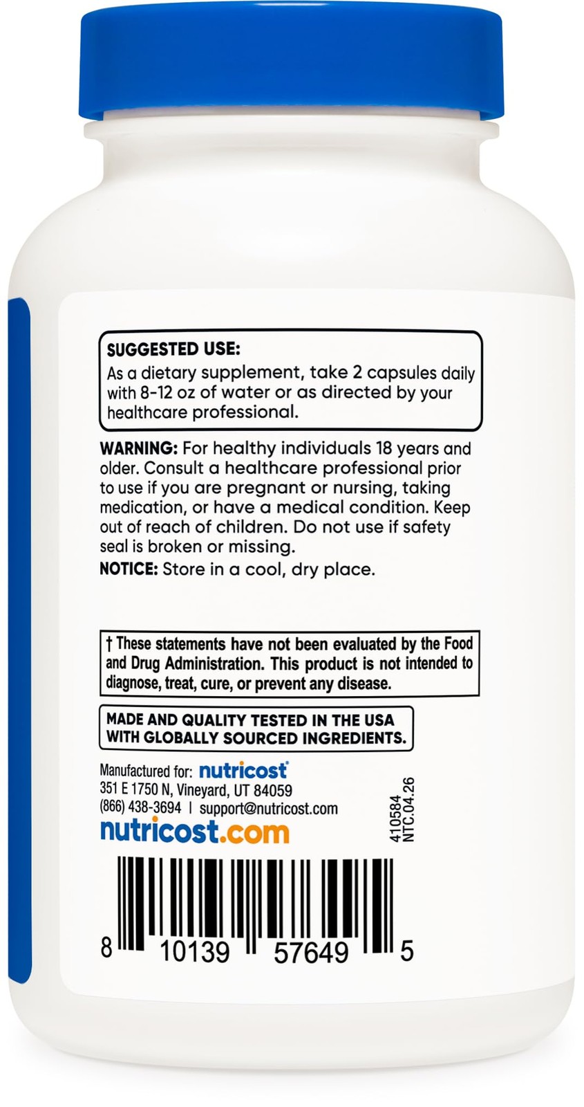 Nutricost Super Antioxidants (1000mg) 120 Capsules – 120 Count (Pack of 1)