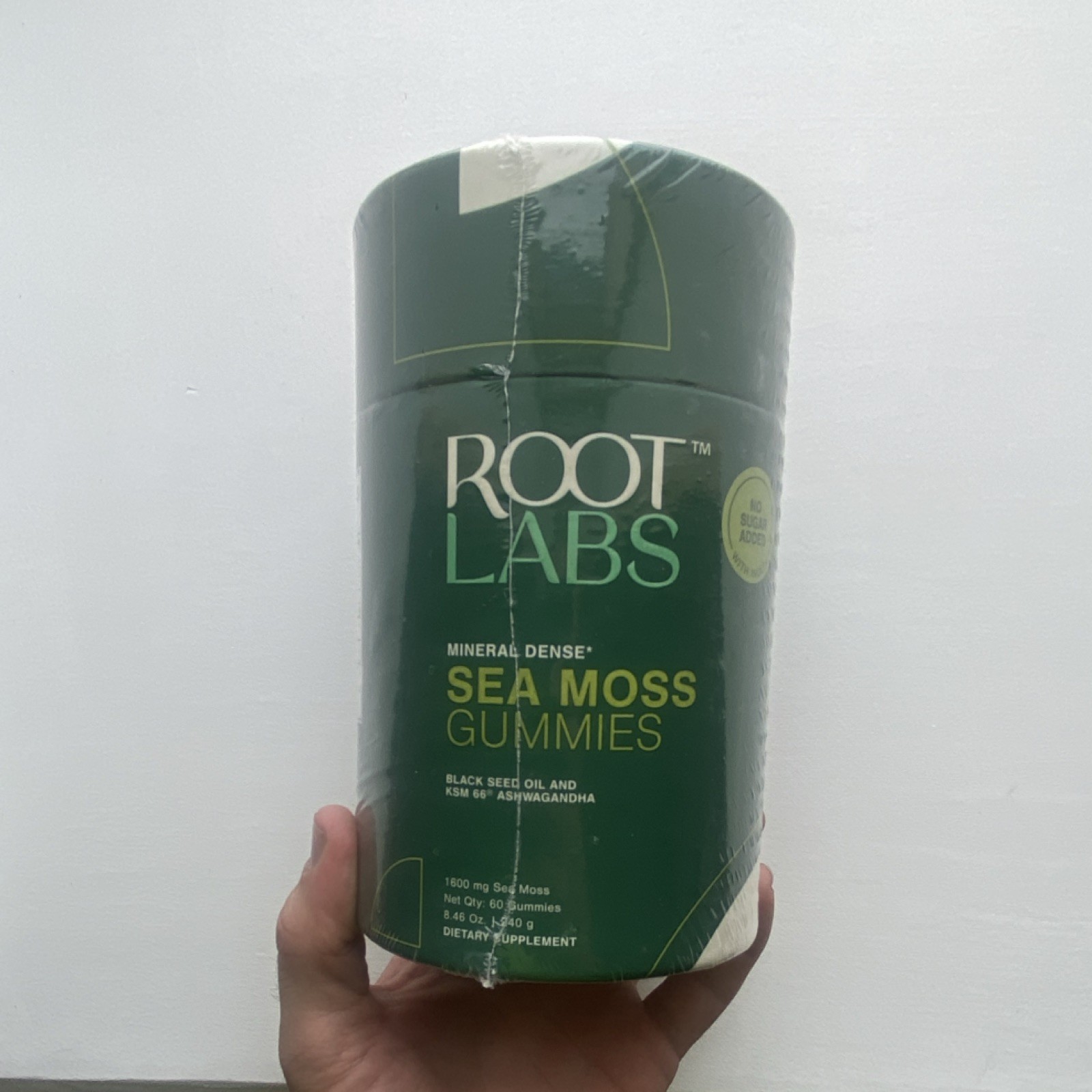 Root Labs Sea Moss Black Seed Ashwagandha Gummies Vegan Mixed Berry 60ct