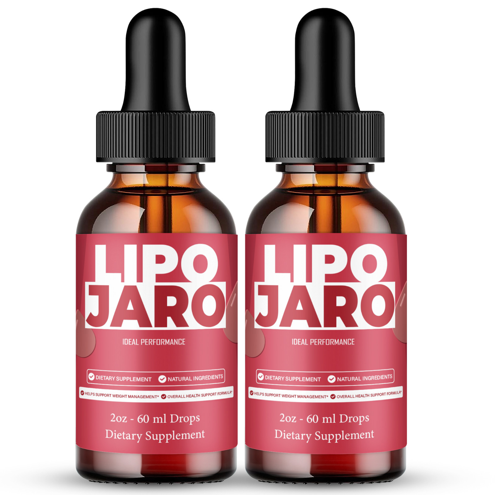 LipoJaro Drops, Official Lipo Jaro Drops Supplement (2 Pack)