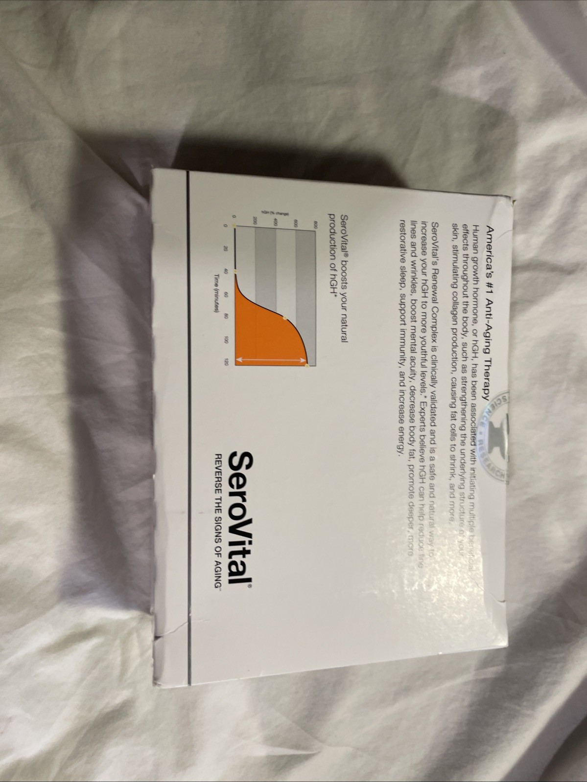 SeroVital Reverse The Signs of Aging Dietary Supplement – 120 Caps Exp 09/2026