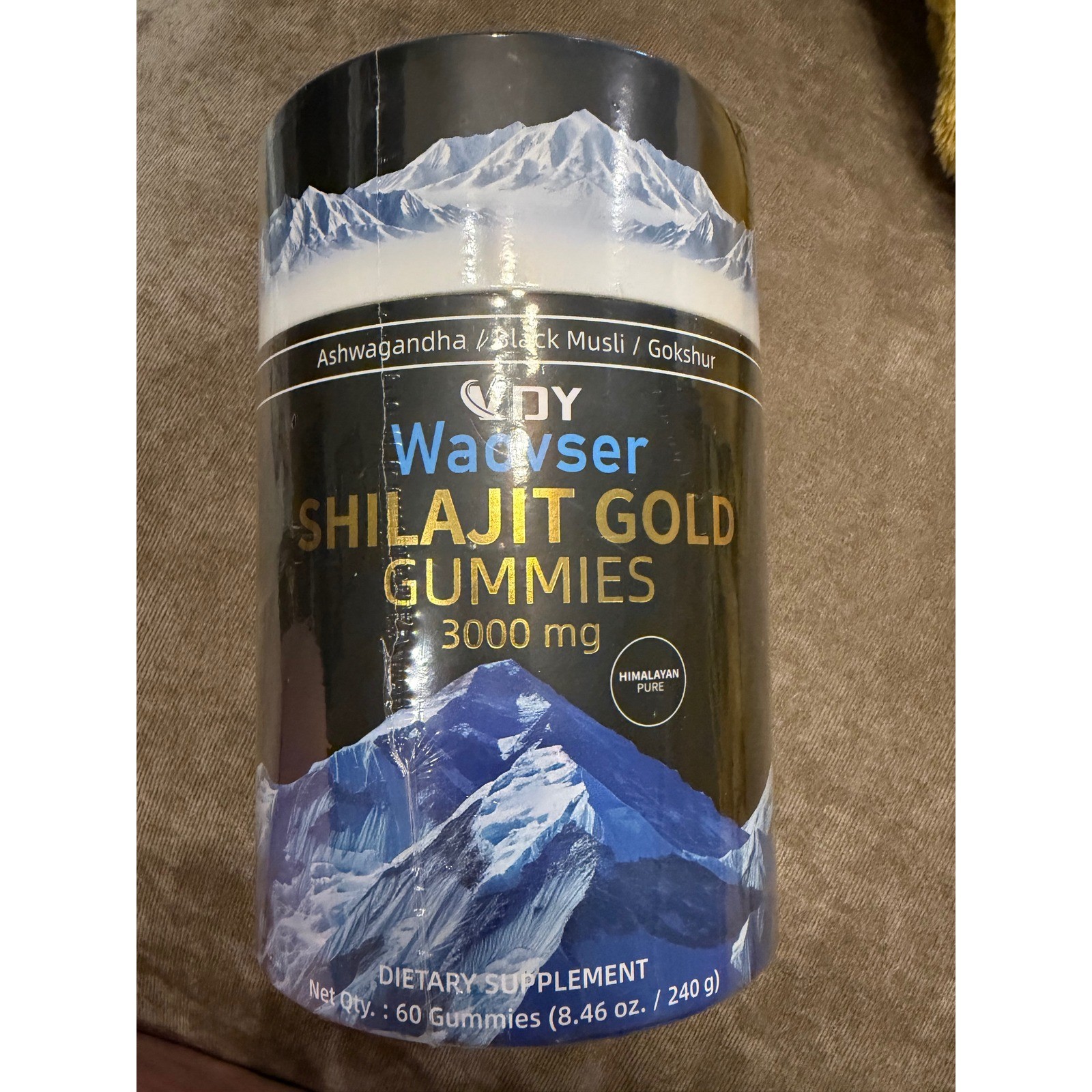 60 Gummies Himalayan Shilajit GOLD Gummies Organic Potent 3000mg F Acid