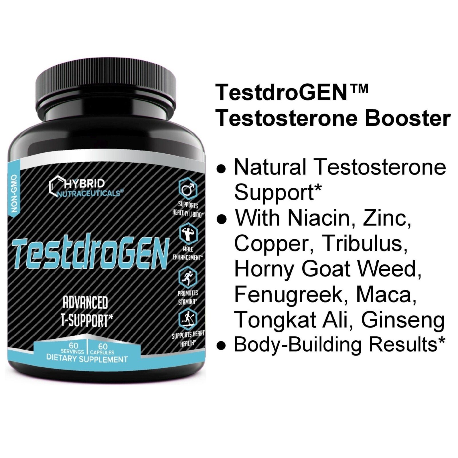 Best Test Booster Testosterone Supplement for Men, Estrogen Blocker Libido Pills