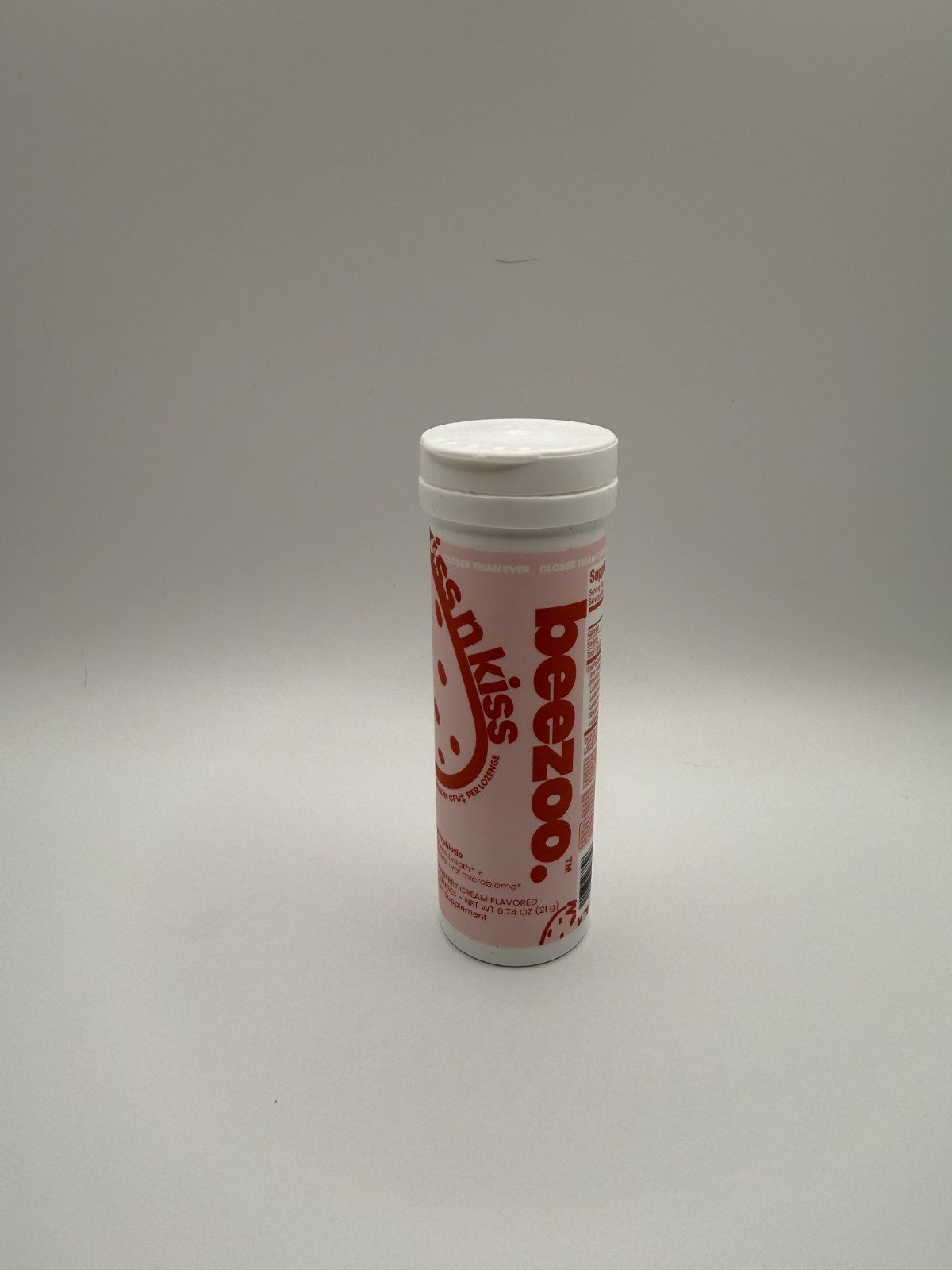 Beezoo Oral Probiotic Strawberry Cream Flavor Net Wt 0.74 oz / 21 g – Brand New